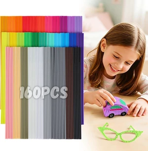 Biubee 2.5mm 32Color 3D Pen Filament Refills Only Fit for 3Doodler Start+ Biubee 2.5mm 32Color 3D Pen Filament Refills Only Fit for 3Doodler Start+