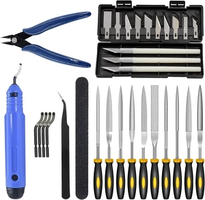 32 Piece 3D Print Tool Kit Includes Debur Tool, Cleaning, Finishing and Printing Tool,3D Print Accessories for Cleaning, Finishing and Printing 3D Prints 32 Piece 3D Print Tool Kit Includes Debur Tool, Cleaning, Finishing and Printing Tool,3D Print Accessories for Cleaning, Finishing and Printing 3D Prints