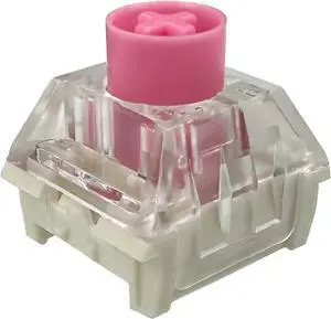 Silent Keyboard Switches,Kailh Box Silent Pink Switches for Mechanical Keyboard,3-pin 45gf Linear/Typing&Gaming/Waterproof Switches(Silent Pink,108Pcs)