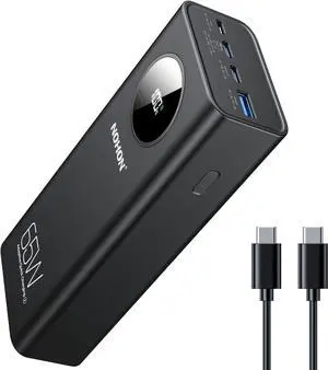 Power Bank 26800mAh Portable Charger: 65W Fast Charging USB C PD3.0 Battery Pack with LED Display | 4-Port Powerbank Compatible with iPhone 15 14 13 12 11 MacBook IPad AirPods  S Series