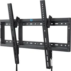 Pipishell Tilt TV Wall Mount Bracket Low Profile for Most 37-75 Inch LED LCD OLED Plasma Flat Curved TVs, Large Tilting Mount Fits 16"-24" Wood Studs Max VESA 600x400mm Holds up to 132lbs