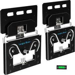 Ultra Slim Fit TV Wall Mount Compatible with 14"- 80" 4K LED LCD QLED Flat & Frame TVs, Micro-Gap Low Profile TV Mount, Minimalist Look, Blends Any Interior, Hold up to 100Lbs