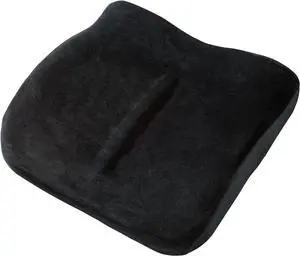 Sit-Back Cushion  Seat Cushion and Posture Support, Contoured Ergonomic Design for Soothing Relief, Memory Foam Lumbar Support Pillow for Office Chairs and More