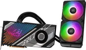 ASUS ROG Strix LC NVIDIA GeForce RTX 4090 OC Edition Gaming Graphics Card (PCIe 4.0, 24 GB GDDR6X, HDMI 2.1, DisplayPort 1.4a, 240 mm radiator, 560mm tubing) ROG-STRIX-LC-RTX4090-O24G-GAMING