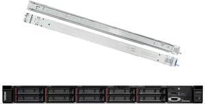 Lenovo ThinkSystem SR630 Rack Server Bundle with Rail Kit, 2 x Intel Xeon Silver 4110, 128GB DDR4, 8TB SSD, RAID