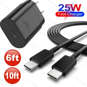 25W Super Fast Wall PD Charger Type C USB-C For Samsung Galaxy Note S22 S21 S20 25W Super Fast Wall PD Charger Type C USB-C For Samsung Galaxy Note S22 S21 S20