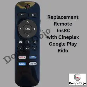 New Remote For Insignia TV with Cineplex Google Play Rido NS-43DR710NA17