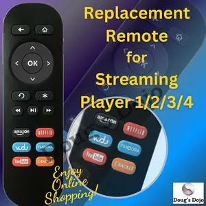 New Remote For Streaming Player 1/2/3/4 3920 4660 3900 4630 New Remote For Streaming Player 1/2/3/4 3920 4660 3900 4630