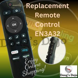 New Remote EN3A32 for TV with Netflix Amazon Rdio Vudu