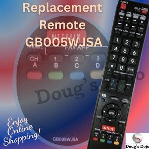 TV Remote GB005WJSA for TV GA890WJSA GB118WJSA GB004WJSA