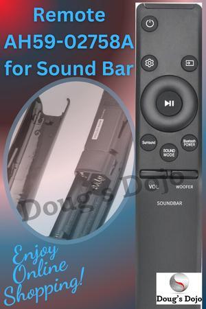 Remote AH59-02758A for Sound Bar HWM360/ZA HW-MM55/ZA HWMM55 HW-M450