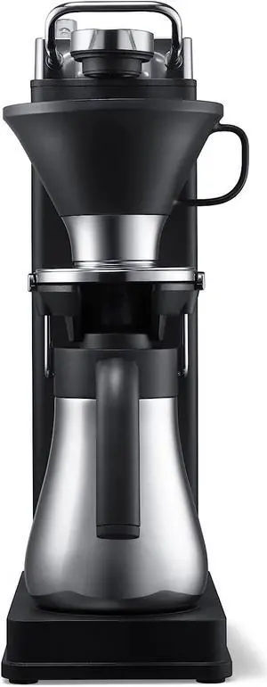 BALMUDA The Brew | Automatic Pour Over Coffee Maker | Clear Brewing Method | Precise Temperature Regulation | Three Brewing Modes  Regular, Strong, Iced | Compact Design | K06H-BK | US Version