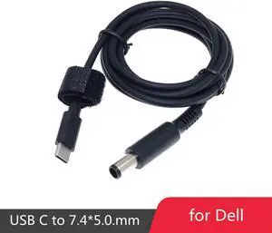 USB Type C PD Converter Universal Laptop Charging Cable Cord Dc Power Adapter for Dell Asus Lenovo Notebook Power Supply Cable Cable length: 1.5M Color: 5.5-2.5mm