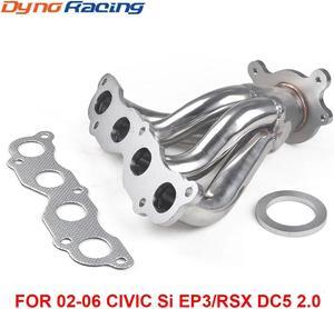 STAINLESS STEEL MANIFOLD HEADER FOR 02-06 CIVIC SI EP3/ACURA RSX DC5 2.0 K20