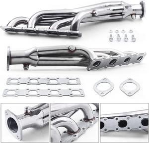 STAINLESS EXHAUST MANIFOLD HEADER FOR NISSAN TITAN ARMADA QX56 04-15 5.6L V8