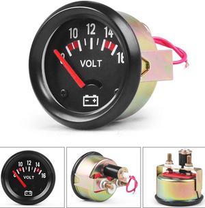 Dynoracing 60 MM Voltmetro Auto 8 18 V Tensione Calibro Rosso Bianco  Illuminazione Volt Gauge Auto Meter 12 V Auto BX101472 Da 11,09 €