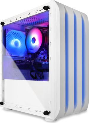 Blackout Computers - Gaming desktop - Intel Core i7 4790 4 core 4.0GHz - 16GB DDR3 1600MHz - 1TB M.2 NVMe - 500W PSU - Windows 10 Pro - WIFI - Bluetooth - Gaming PC White