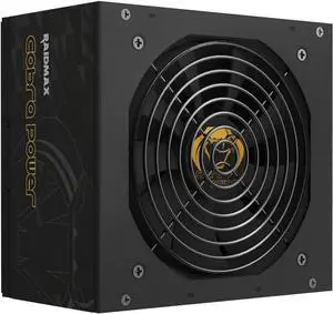 RAIDMAX Cobra ATX 3.1 Power Supply 850W, Fully Modular 80+ Gold Certified Gaming PSU, PCIe Gen 5 Ready, High-Performance Power Supply for Gaming PCs, RoHS, Active PFC, Black Flat Cables