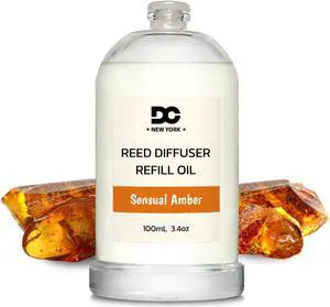 Sensual Amber Reed Diffuser Refill Oil 3.4oz/100mL