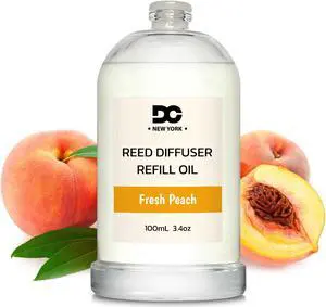 Daniella's Candles Collection Fresh Peach Reed Diffuser Refill Oil 3.4oz/100mL