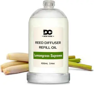 Lemongrass Reed Diffuser Refill Oil 3.4oz/100mL