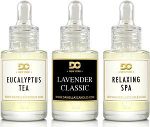 Daniella's Candles Aromatherapy Oils Collection Sampler Pack of 3