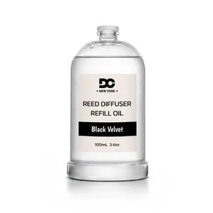 Daniella's Candles Collection Black Velvet Reed Diffuser Refill Oil 3.4oz 100mL Premium Fragrance for Home Decor, Aromatherapy, Spa, Meditation, and Bathroom Use Daniella's Candles Collection Black Velvet Reed Diffuser Refill Oil 3.4oz 100mL Premium Fragrance for Home Decor, Aromatherapy, Spa, Meditation, and Bathroom Use