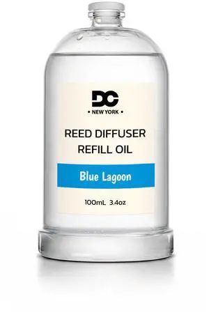 Daniella's Candles Collection Blue Lagoon Reed Diffuser Refill Oil 3.4oz 100mL Home Fragrance Scented Oil Aromatherapy Room Freshener for Spa, Meditation, and Everyday Use Daniella's Candles Collection Blue Lagoon Reed Diffuser Refill Oil 3.4oz 100mL Home Fragrance Scented Oil Aromatherapy Room Freshener for Spa, Meditation, and Everyday Use