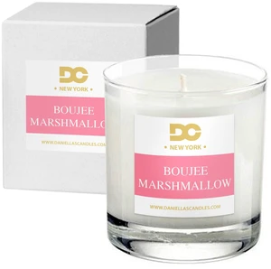 DANIELLA'S CANDLES Boujee Marshmallow Luxury Scented Candle, Hand-Poured, Long Lasting, Clean Burning Up To 50 Hours, Natural Soy Wax DANIELLA'S CANDLES Boujee Marshmallow Luxury Scented Candle, Hand-Poured, Long Lasting, Clean Burning Up To 50 Hours, Natural Soy Wax
