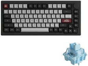 Akko Dracula Castle Mechanical Keyboard 5075B Plus 75% RGB Hot-swappable Keyboard with Knob, Multi-Modes 
Gaming Keyboard with PBT Double Shot ASA Profile Keycaps Creamy Blue Pre Lubed Switch