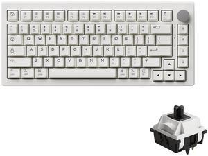 Akko 5075B Plus Air 75% Mechanical Keyboard Gasket Mount Hot Swappable RGB Wireless/Bluetooth/Wired Gaming Keyboard with PBT Dye-Sub Cherry Profile  Keycaps for Mac/Win/WebV3 Piano Pro Switch