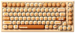 MG75W Bun Wonderland Wireless Mechanical Keyboard 75% Hot-Swappable Dual-Mode Gaming Keyboard with PBT Dye-Sub MOG Profile Keycaps (Akko V3 Piano Switch Switch)