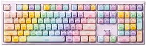 MONSGEEK AKKO MG108B Colorful Cats Mechanical Keyboard Hot-Swappable Multi-Mode Gaming Keyboard with PBT Dye-Sub MAO Profile Keycaps Pre Lubed Piano Switch