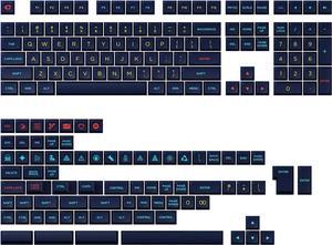 Akko Starry Sky OSA Profile DoubleShot PBT Keycap Set for Mechanical Keyboards