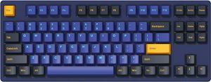 Akko Horizon 3087DS 87Key TKL Wired Gaming Mechanical Keyboard Programmable with Cherry Profiled PBT Double Shot Keycaps and NKey Rollover Akko V3 Cream Blue Tactile Switch