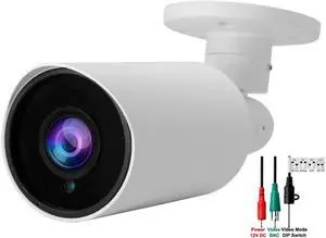 Evertech CCTV Security Surveillance Bullet Camera 1080p High Resolution Weatherproof Indoor Outdoor 2.8-12mm Adjustable Lens 114ft Night Vision