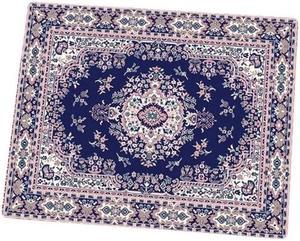 Anymob Mouse Pad Blue 22X18CM Persian Tribal Carpet Computer Office Desk Non-Slip Mat