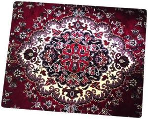 Anymob Mouse Pad Maroon 22X18CM Persian Tribal Carpet Computer Office Desk Non-Slip Mat