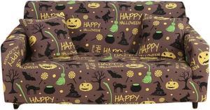 Anyhouz Sofa Cover Mix 3 Seater Halloween Design Stretchable Slipcover