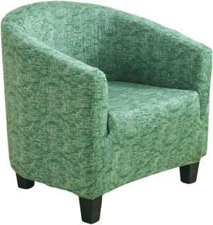 Anyhouz Chair Cover Green Plain Dust Proof Tub Slipcover Home Decor