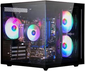 SUEVERY - Gaming desktop computer - AMD Ryzen 5 5600G 6 core 3.9GHz - 16GB DDR4 RAM - 512G SSD M.2 NVMe - Windows 11 Home - Gaming PC