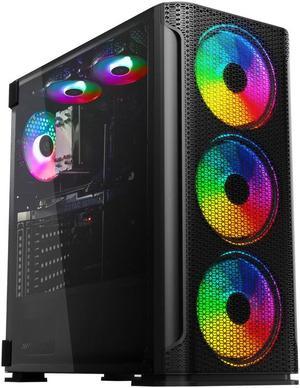 Suevery Gaming PC  12th Gen Core i7-12700KF (12 cores up to 4.9GHz) ,NVIDIA RTX 4060, 1TB NVME SSD, 32GB DDR4 3200MHz RAM ,Windows 11 Home -Desktop Computer