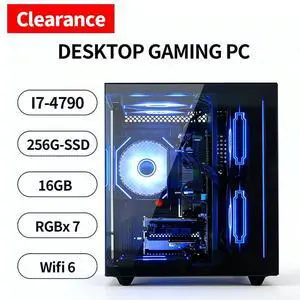 suevery Core i7 4790 3.6GHz 4-Core Processor, 16GB RAM, 256GB SSD, Prebuilt Tower Desktop Computer, Business Home or Office PC, Black, with WiFi, HDMI, Bluetooth Support,windows 11 pro suevery Core i7 4790 3.6GHz 4-Core Processor, 16GB RAM, 256GB SSD, Prebuilt Tower Desktop Computer, Business Home or Office PC, Black, with WiFi, HDMI, Bluetooth Support,windows 11 pro