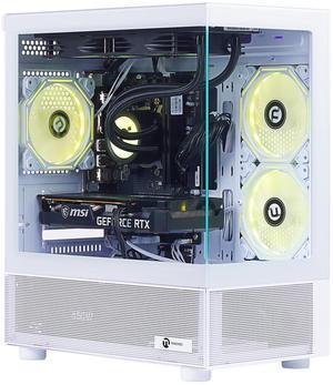 Ningmei Gaming Desktop Computer PC, AMD Ryzen 7 5700X, RTX 4060, 32GB DDR4 RAM, 1TB NVME SSD, 240 Liquid Cooler, 650W PSU, Wi-Fi, ARGB Fans , Game Design Office, Windows 11 Home , Prebuilt Gaming PC