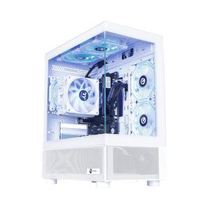 Ningmei Gaming PC Desktop computer, AMD Ryzen 7 5700G 8 core 3.8GHz (up to 4.6GHz),  16GB DDR4 RAM 3200MHz, 1TB NVME SSD, 550W PSU, Game Design Office Platform, Wi-Fi, Windows 11 Tower Prebuilt PC