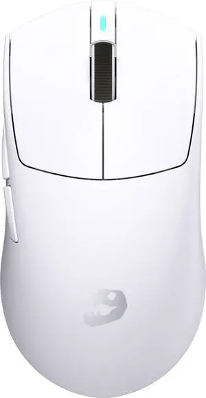 MLOONG MX301 Wireless Gaming Mouse, MLOONG S1 Sensor, 16,000 DPI, Lightweight, 4 Programmable Buttons, 140h Battery Life, On-Board Memory, PC/Mac - White