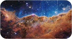 Webb Space Telescope Carina Nebula 6x11" Mouse Pad 1/16 Thick