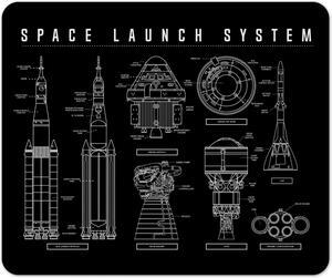 NASA Space Launch System Mouse Pad 1/8 Thick