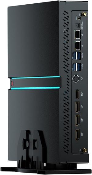 BOESIIPC Mini Gaming Pc Core i9-14900F(up to 5.8GHz) with RTX4070, Small Desktop Computers Win 11 Pro, 32G DDR5 RAM/2T M.2 SSD/WIFI6E/BT5.3/Dual LAN/USB 3.2/8K HDMI DP, Four Display for Game/Design
