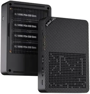 BOESIIPC Mini PC NAS, 12G DDR5 64G EMMC, Desktop Computers with Win 11 Pro, 4 x M.2 NVMe Slots, HD/DP/USB-C Triple Display, Dual 2.5GbE LAN, WiFi6, BT5.2, USB 3.2 for Home/Office BOESIIPC Mini PC NAS, 12G DDR5 64G EMMC, Desktop Computers with Win 11 Pro, 4 x M.2 NVMe Slots, HD/DP/USB-C Triple Display, Dual 2.5GbE LAN, WiFi6, BT5.2, USB 3.2 for Home/Office